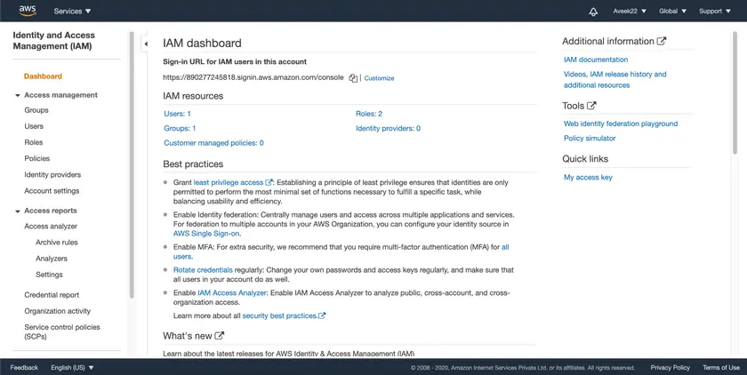 AWS IAM
