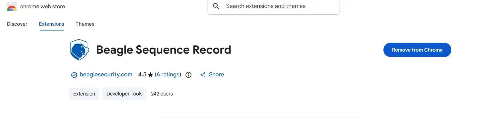 Beagle Recorder Screenshot