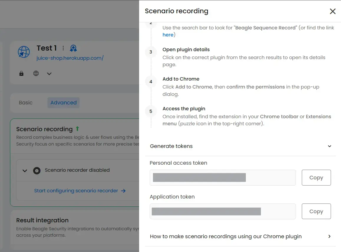 Beagle Security Screenshot