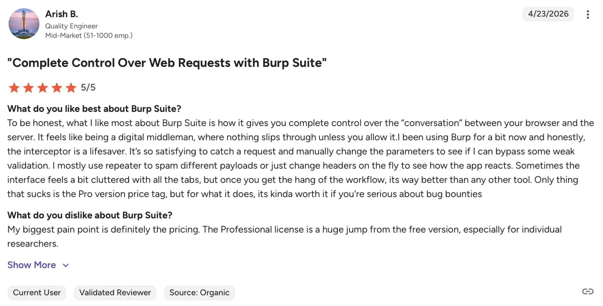 Burp Suite Review