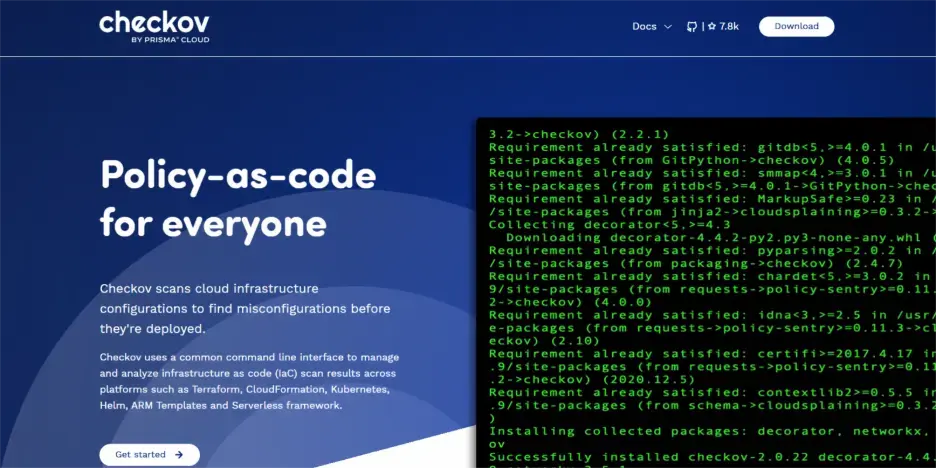 Checkov Screenshot