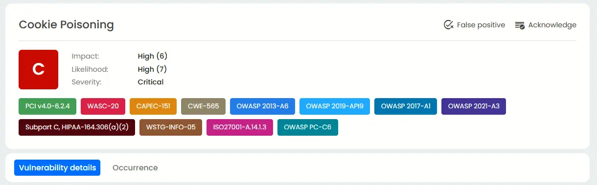 A view of the cookie poisoning A view of the cookie poisoning