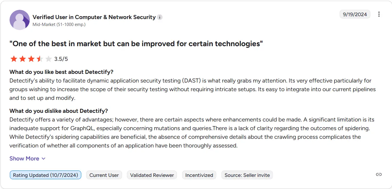 Detectify review