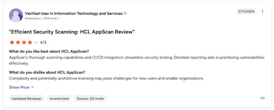 HCL AppScan Review