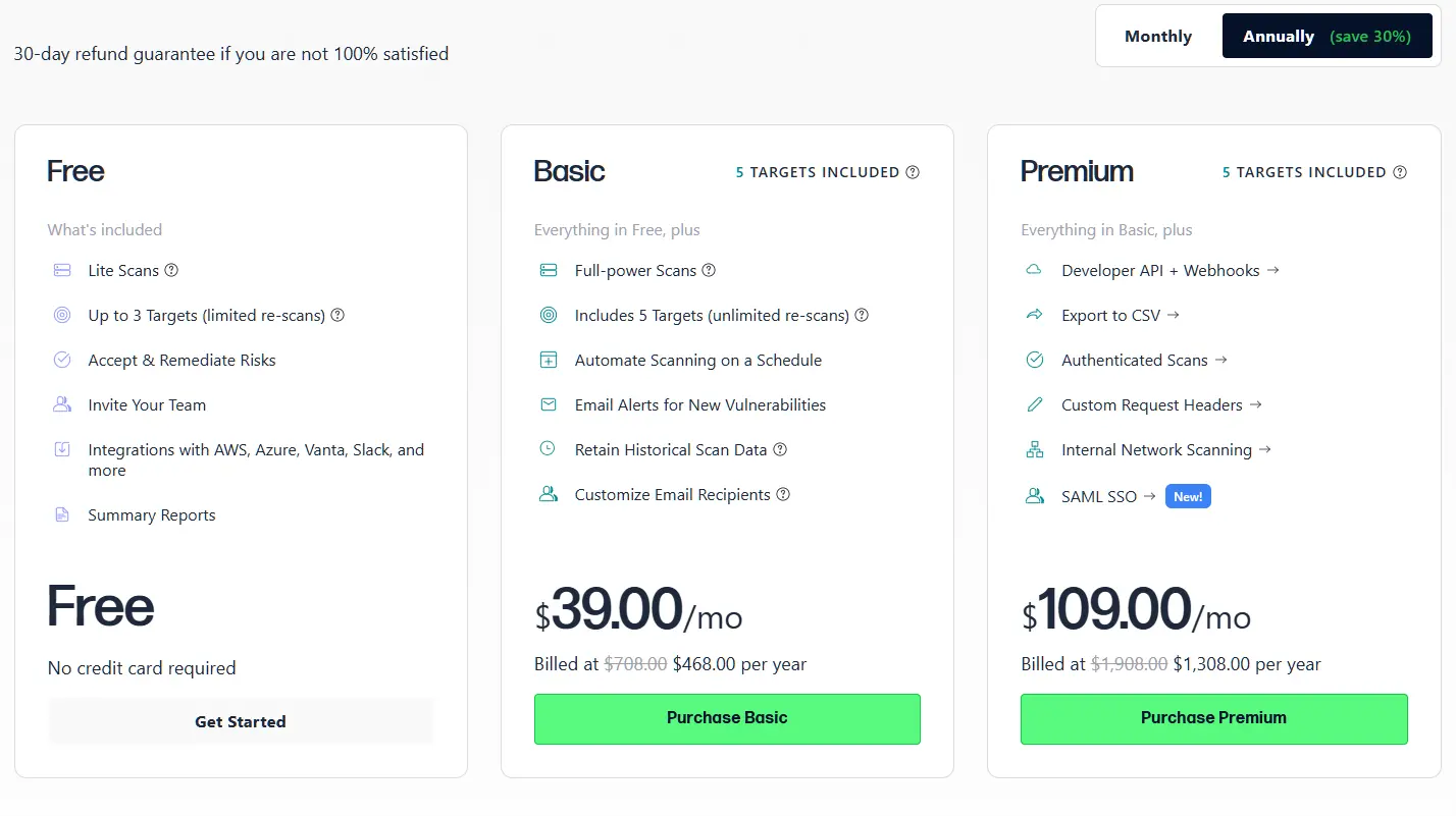 HostedScan pricing HostedScan pricing