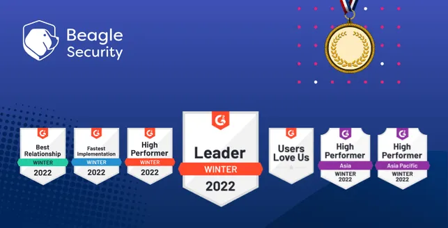 Beagle Security named a Leader in G2's Winter 2022 Report Beagle Security named a Leader in G2's Winter 2022 Report