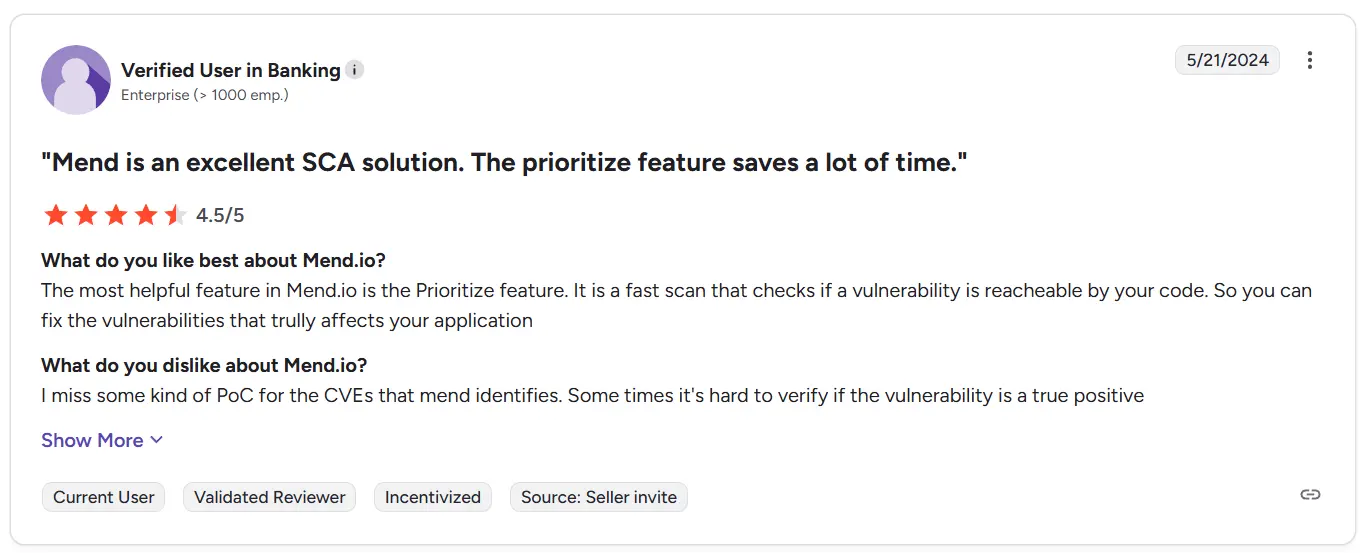 Mend reviews
