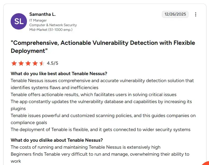 Nessus Vulnerability Scanning