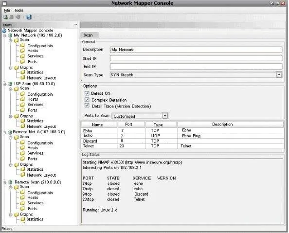 Nmap dashboard Nmap dashboard