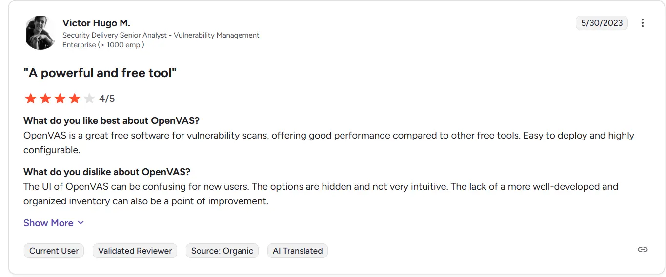 OpenVAS review