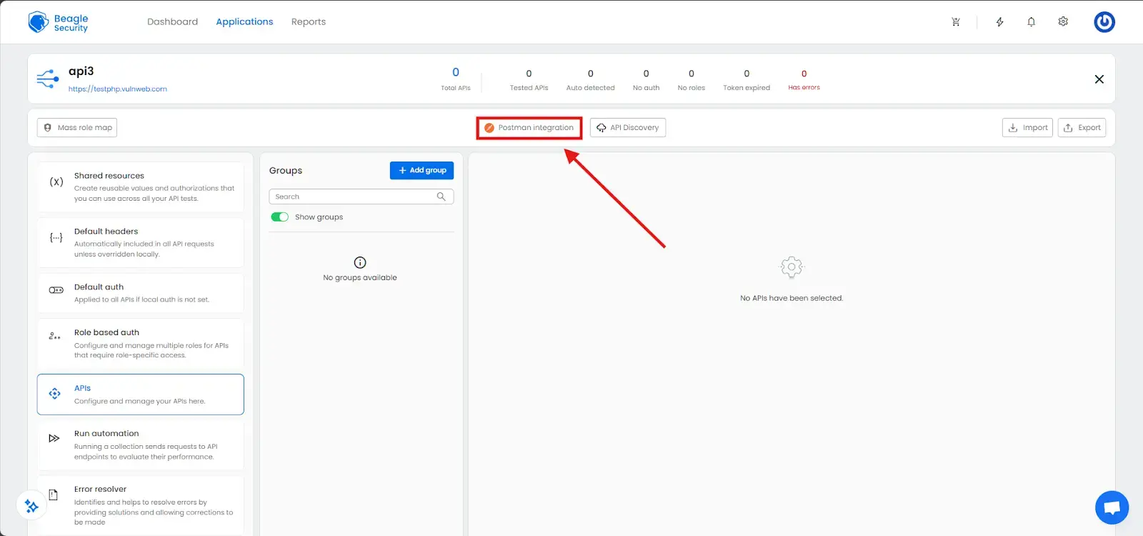 Postman Sync Screenshot