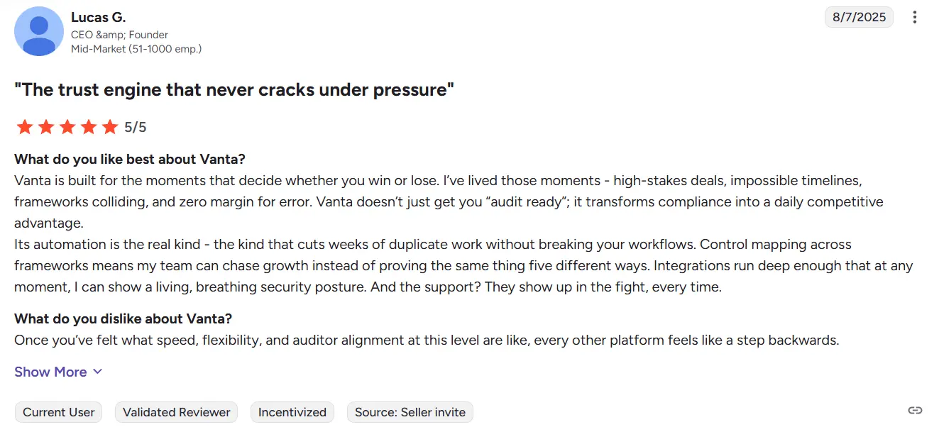 Vanta review