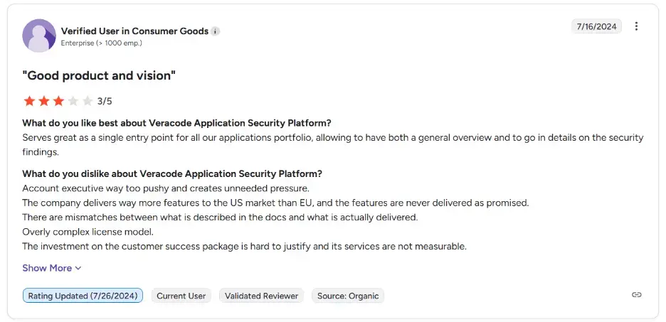 Veracode Review