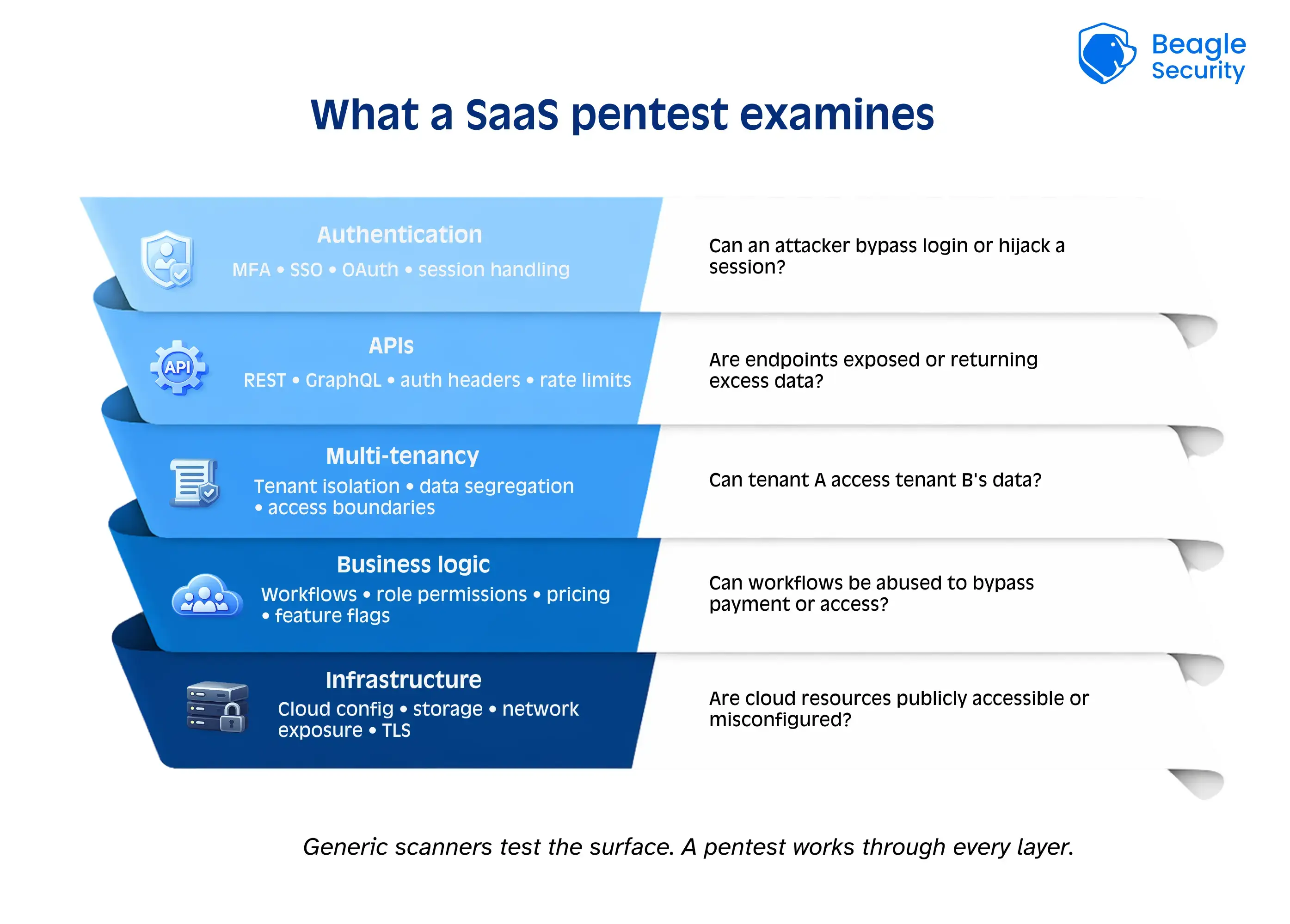 what a saas pentest examines