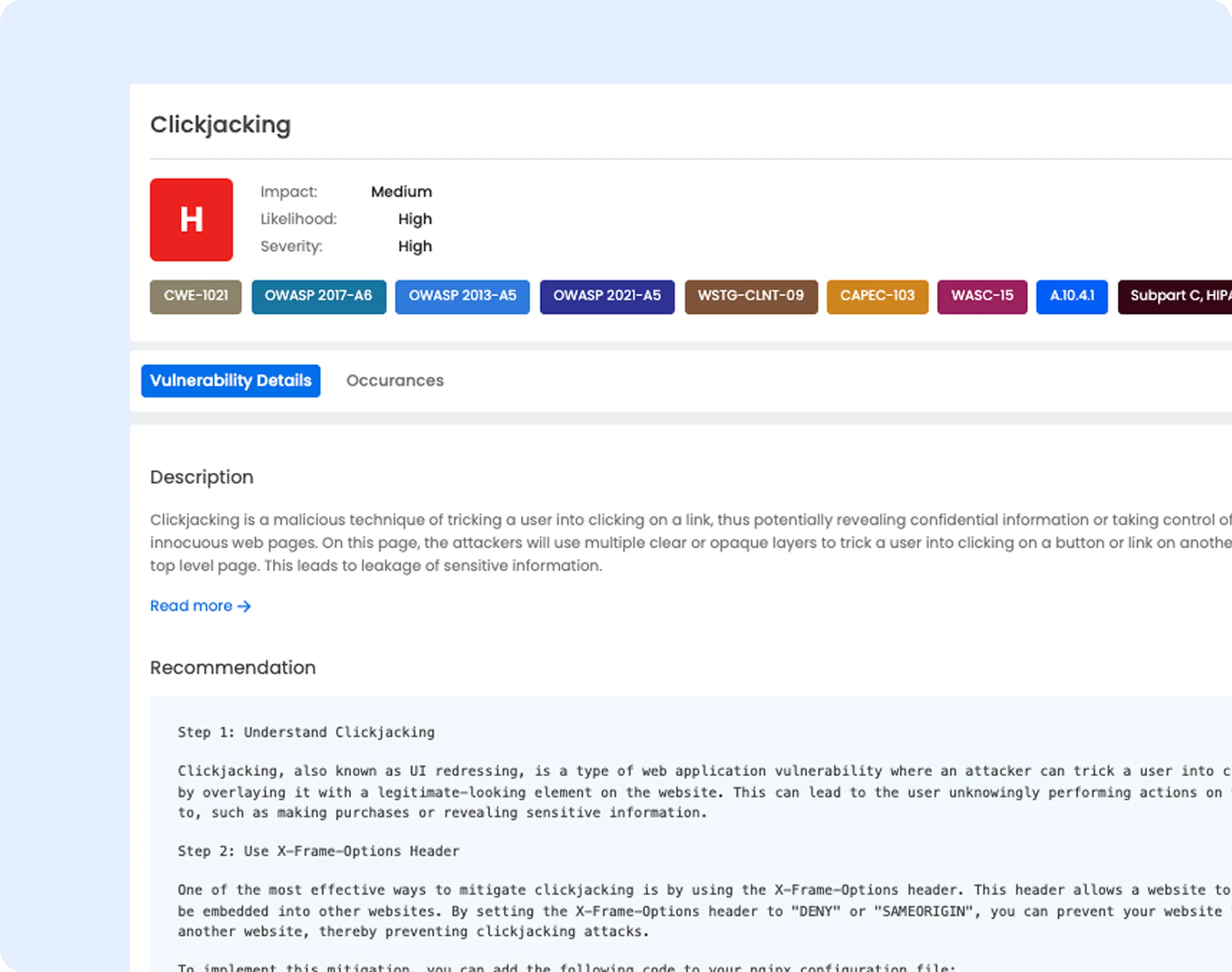 Simplified remediation