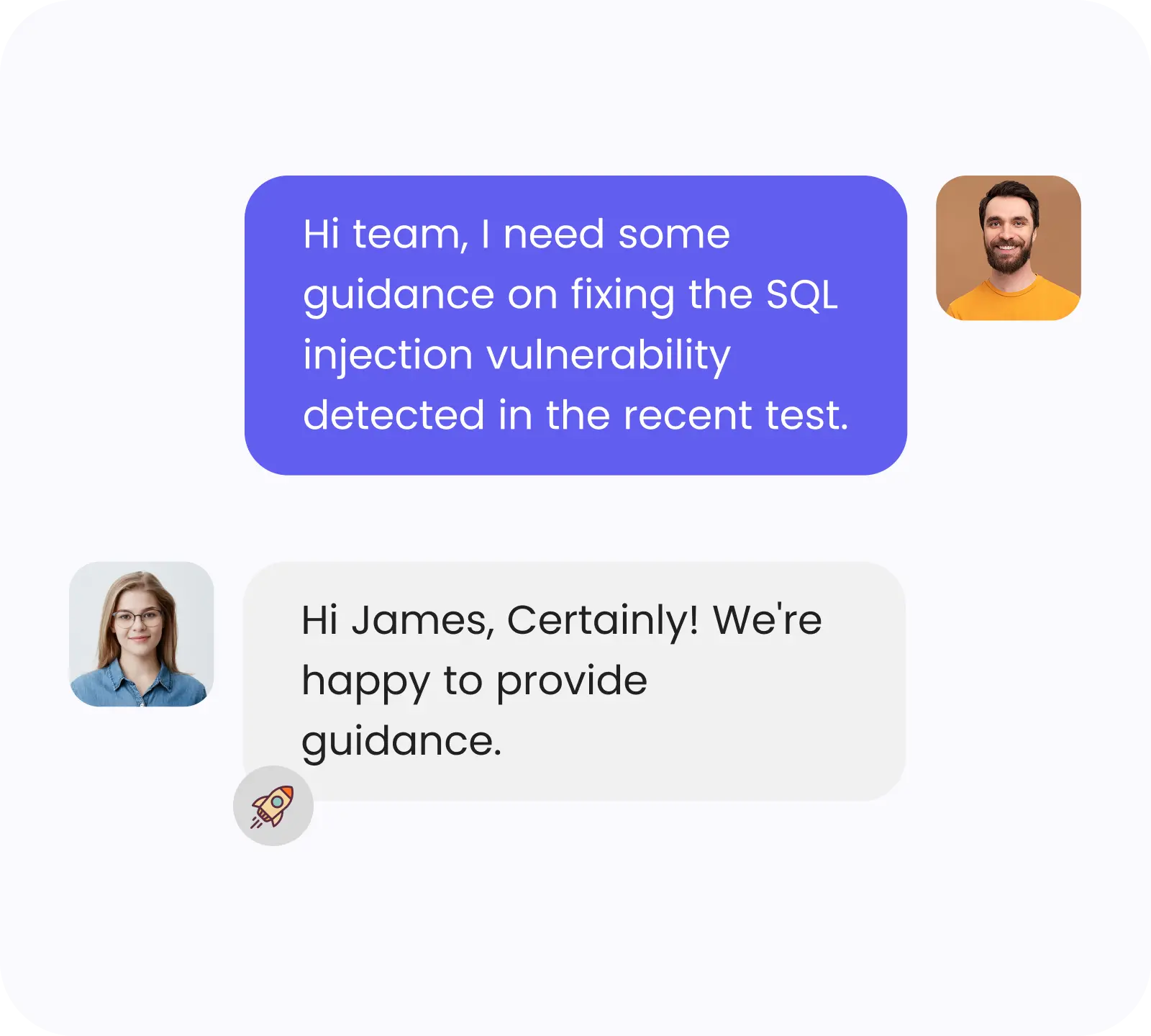 Access a team of security experts