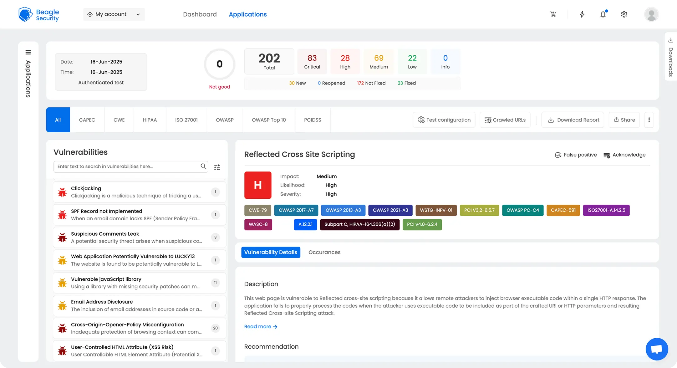 Actionable insights