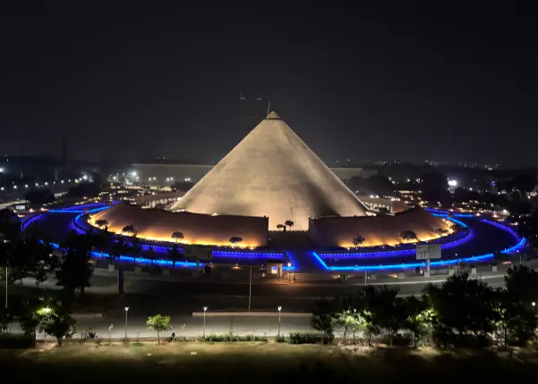 The amazing view form the Leela, Gandhinagar, where c0c0n 2024 was held.