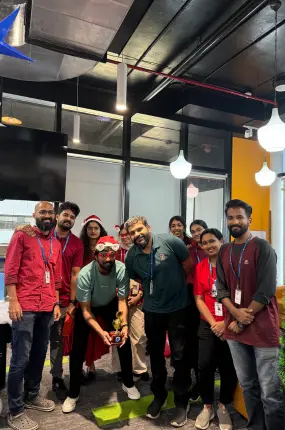 First prize awarded for best workspace decoration