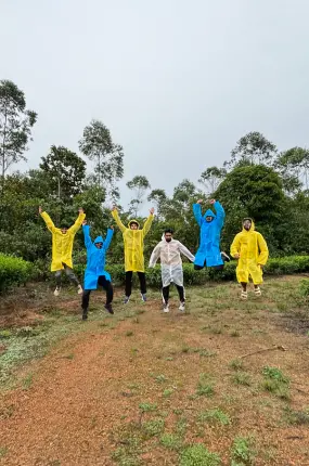 Enjoying the hills at the munnar