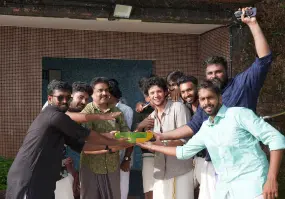 Prizes being distributed for the Onam game winners