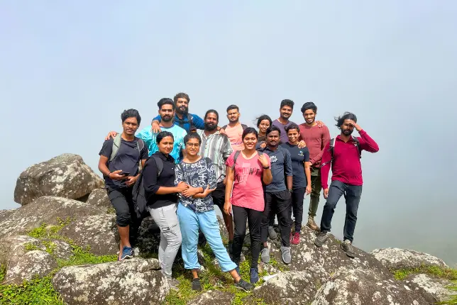Amongst friends and nature, conquering the trails of Seethatheertham, Ponmudi.